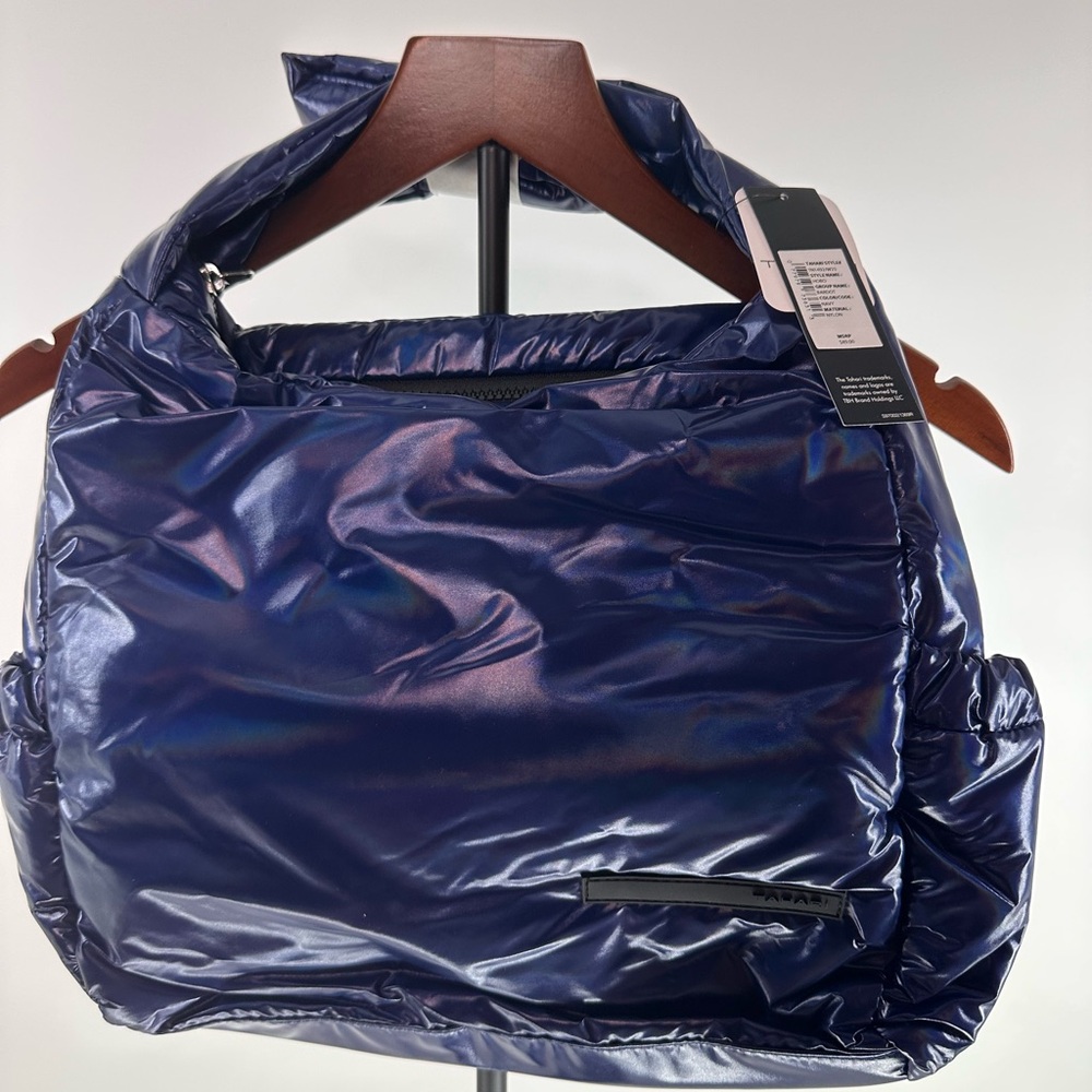 Tahari Blue Shoulder Bag